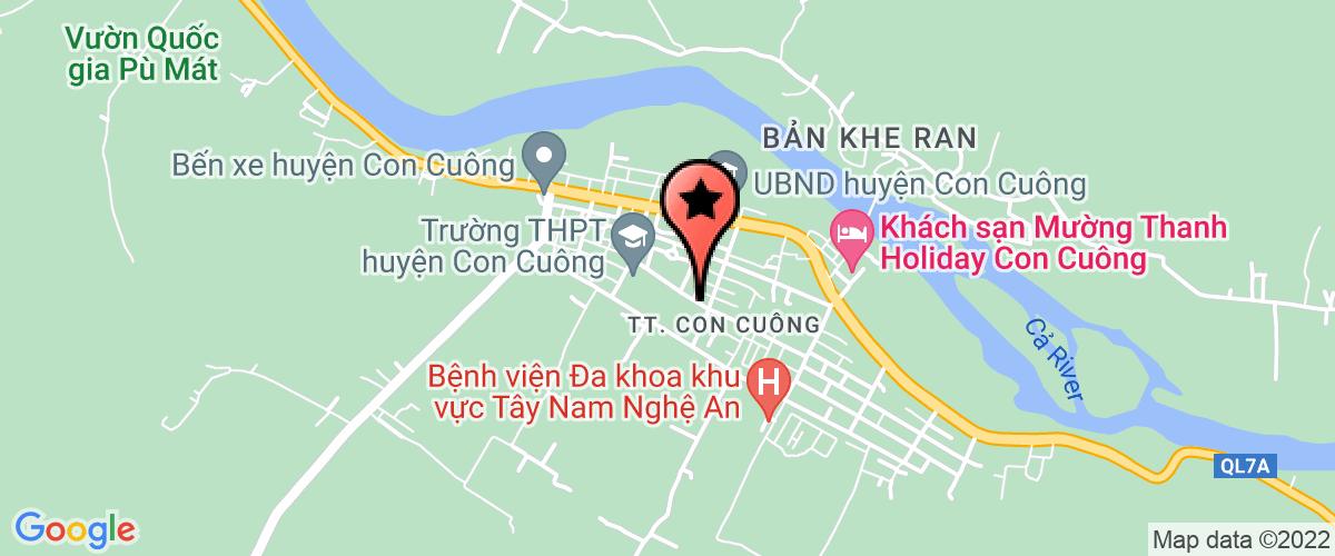 Bản đồ đến địa chỉ Đoàn Thanh Niên Huyện Con Cuông