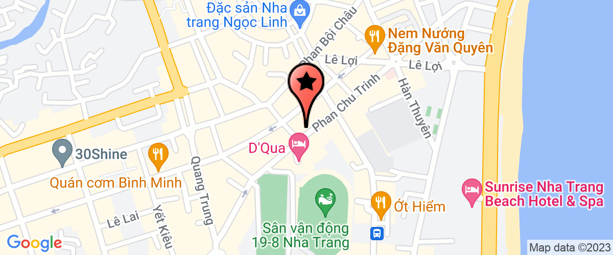 Bản đồ đến địa chỉ Chi Nhánh Công Ty TNHH Nhà Máy Bia Việt Nam Tại Tỉnh Khánh Hòa