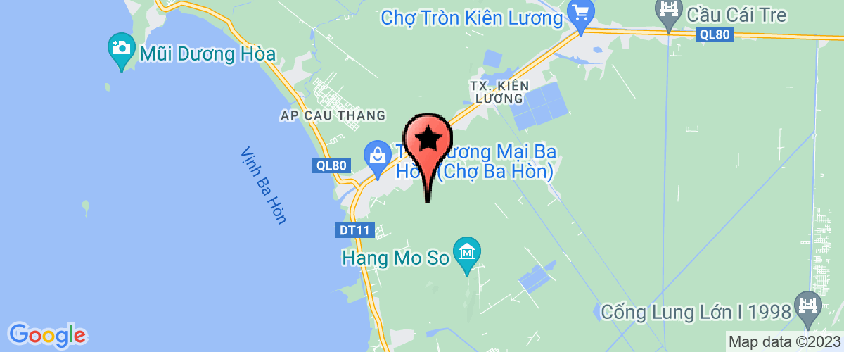 Bản đồ đến địa chỉ Ban Quản Lý Công Trình Công Cộng Đô Thị Huyện Kiên Lương