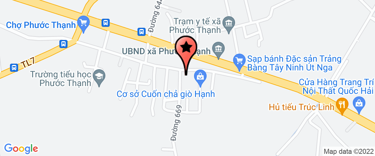 Bản đồ đến địa chỉ Công Ty TNHH Trần Thiên Ân