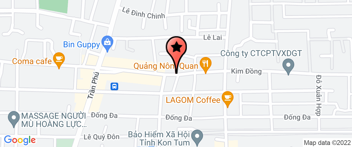 Bản đồ đến địa chỉ Công Ty Trách Nhiệm Hữu Hạn Minh Khánh Kon Tum