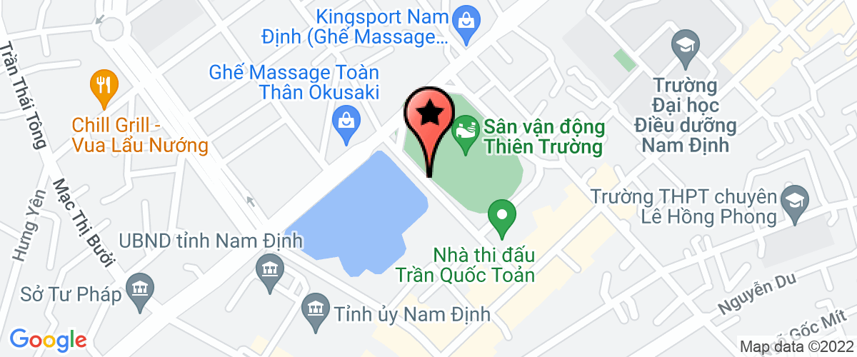Bản đồ đến địa chỉ Trung tâm thể dục thể thao Nam Định