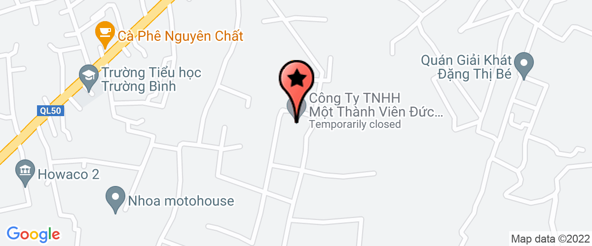 Bản đồ đến địa chỉ Công Ty TNHH Một Thành Viên Vĩnh Xương