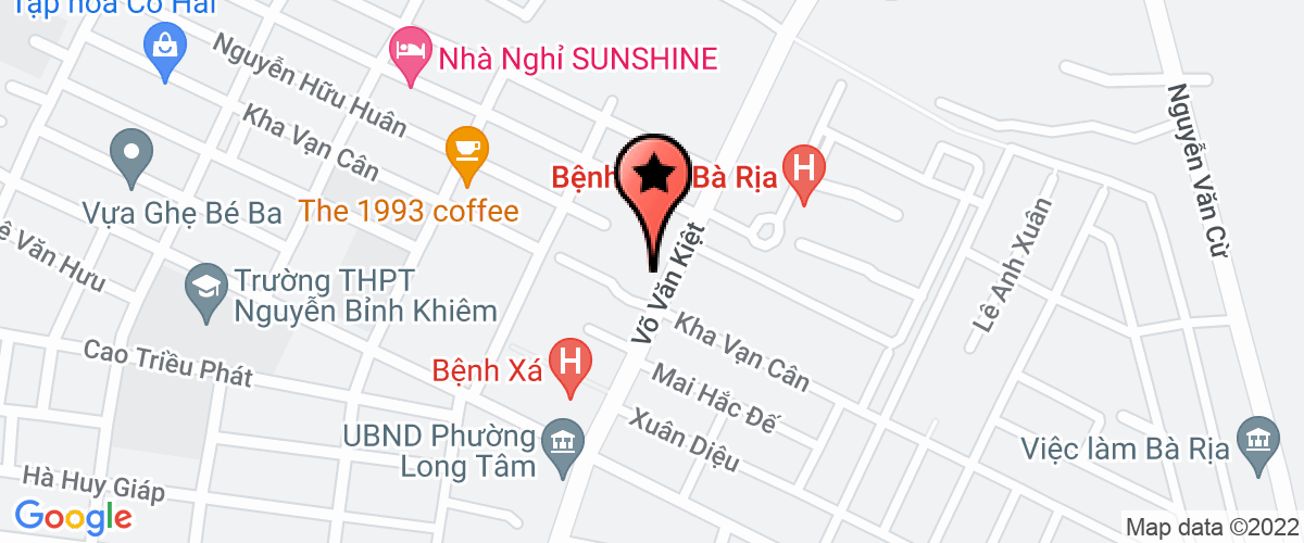 Bản đồ đến địa chỉ Công Ty Cổ Phần Đầu Tư Xây Dựng Địa Ốc Phương Nam