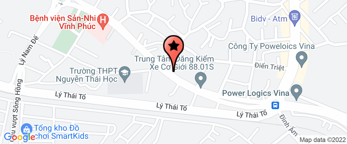 Bản đồ đến địa chỉ Công Ty TNHH Thương Mại Và Xây Dựng T&h Vĩnh Phúc