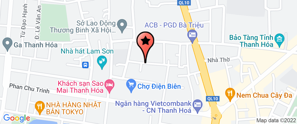 Bản đồ đến địa chỉ Công Ty Cổ Phần Giống Nông Lâm Nghiệp Thanh Hóa