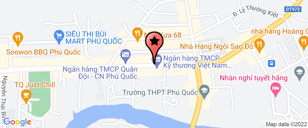 Bản đồ đến địa chỉ Công Ty Trách Nhiệm Hữu Hạn Truyền Hình Cáp Phú Quốc P C T V