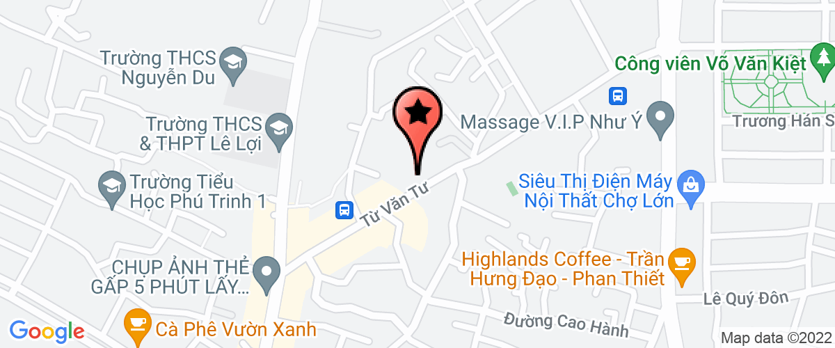 Bản đồ đến địa chỉ Công Ty Cổ Phần Giáo Dục Châu á - Thái Bình Dương Phan Thiết