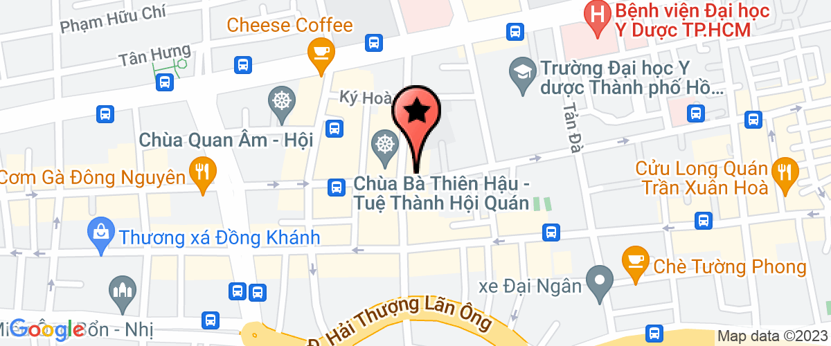 Bản đồ đến địa chỉ Công Ty TNHH Phú Vinh Sài Gòn
