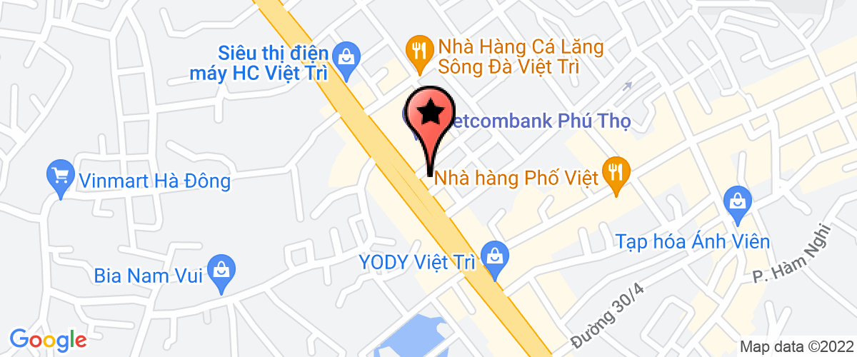 Bản đồ đến địa chỉ Cty Posco E&C., Ltd - Thầu XD gói thầu A3 đường cao tốc Nội Bài - Lào Cai