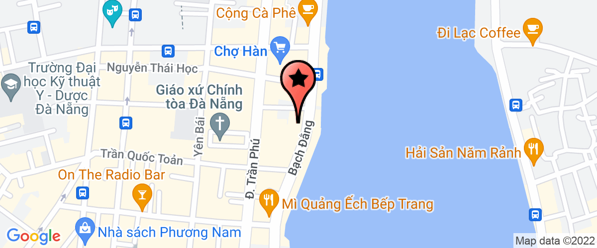 Bản đồ đến địa chỉ Trung Tâm Du Lịch Lữ Hành Nội Địa Và Quốc Tế Han Travel - Chi Nhánh Công Ty TNHH Xây Lắp - Thương Mạ