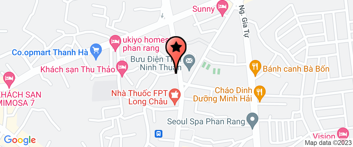 Bản đồ đến địa chỉ Chi Nhánh Công Ty TNHH Truyền Hình Cáp Saigontourist -Tỉnh Ninh Thuận