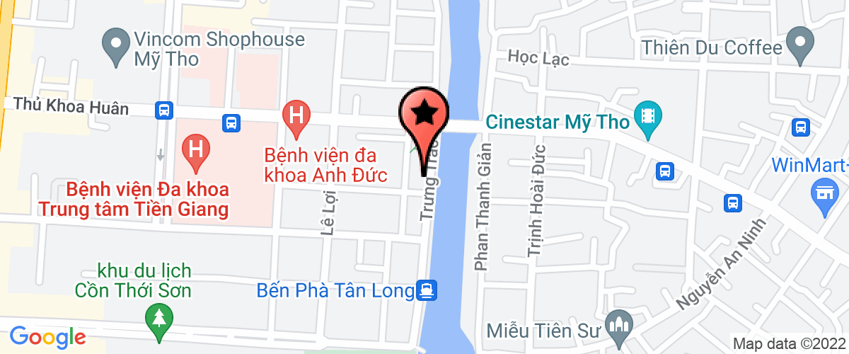 Bản đồ đến địa chỉ Hội Chử Thập Đỏ Tiền Giang