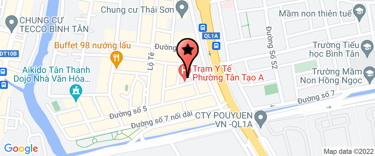 Bản đồ đến địa chỉ Công Ty TNHH Đào Tạo Ngoại Ngữ Tân Việt Mỹ