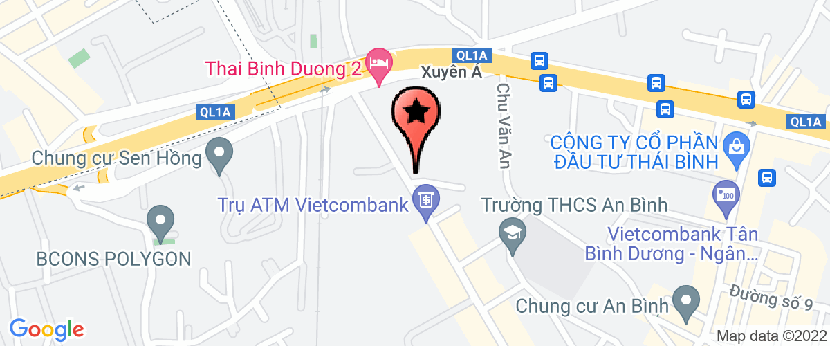 Bản đồ đến địa chỉ Công ty Cổ Phần Thép POMINA (Nộp hộ thuế nhà thầu nước ngoài)