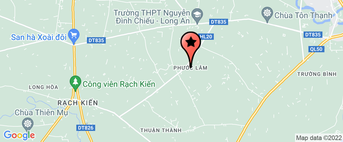 Bản đồ đến địa chỉ Uỷ Ban Nhân Dân Xã Phước Lâm