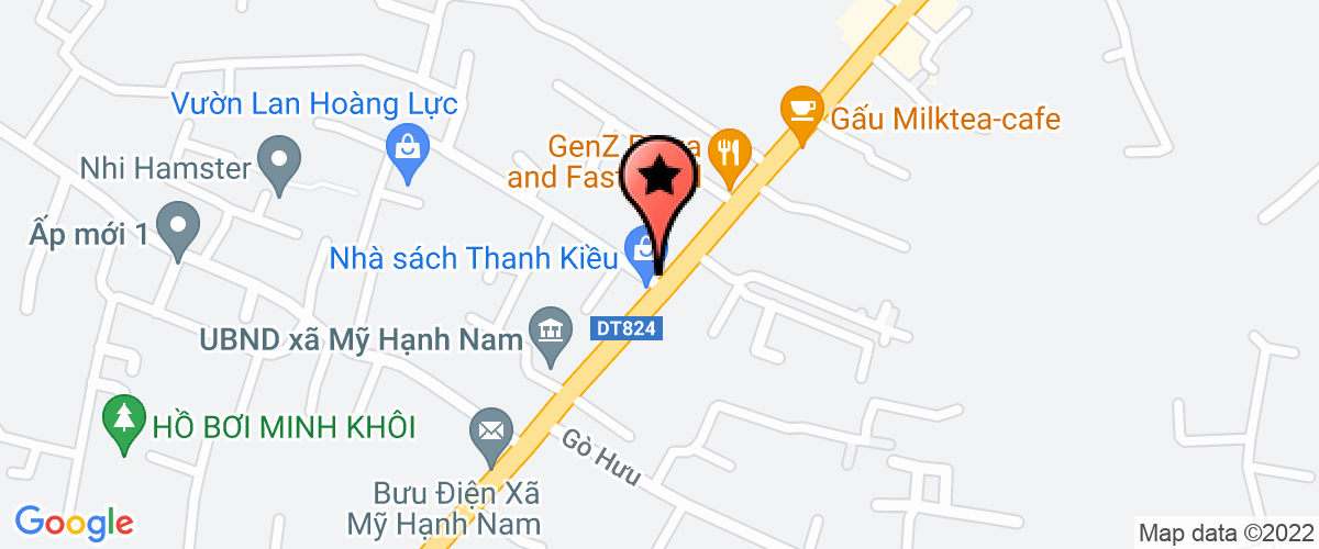 Bản đồ đến địa chỉ Công Ty TNHH Môt Thành Viên Thương Mại Sản Xuất Eva Trí Hùng Nam