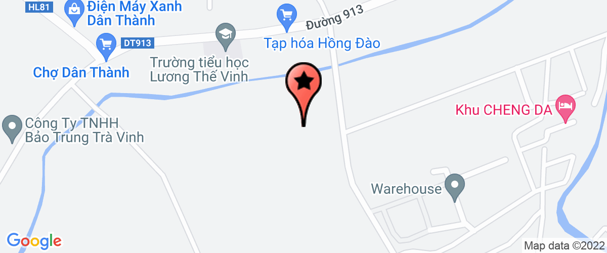 Bản đồ đến địa chỉ Công Ty Trách Nhiệm Hữu Hạn Một Thành Viên Nguyễn Chí Tâm