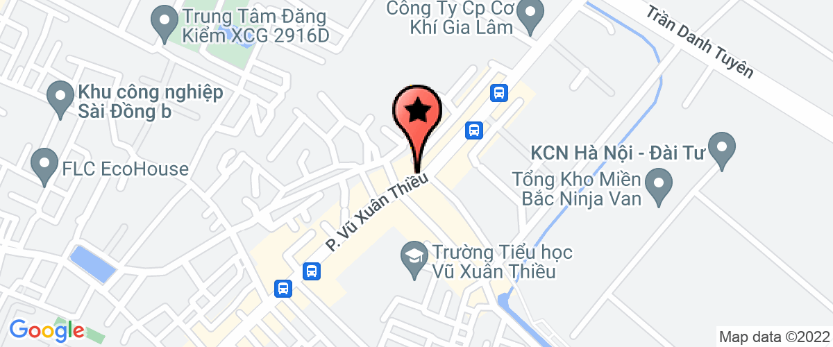 Bản đồ đến địa chỉ Công ty Cổ phần đầu tư sản xuất và thương mại Tiến Quang