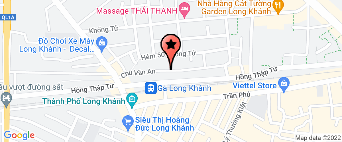 Bản đồ đến địa chỉ Công Ty TNHH Ứng Dụng Công Nghệ Khánh An