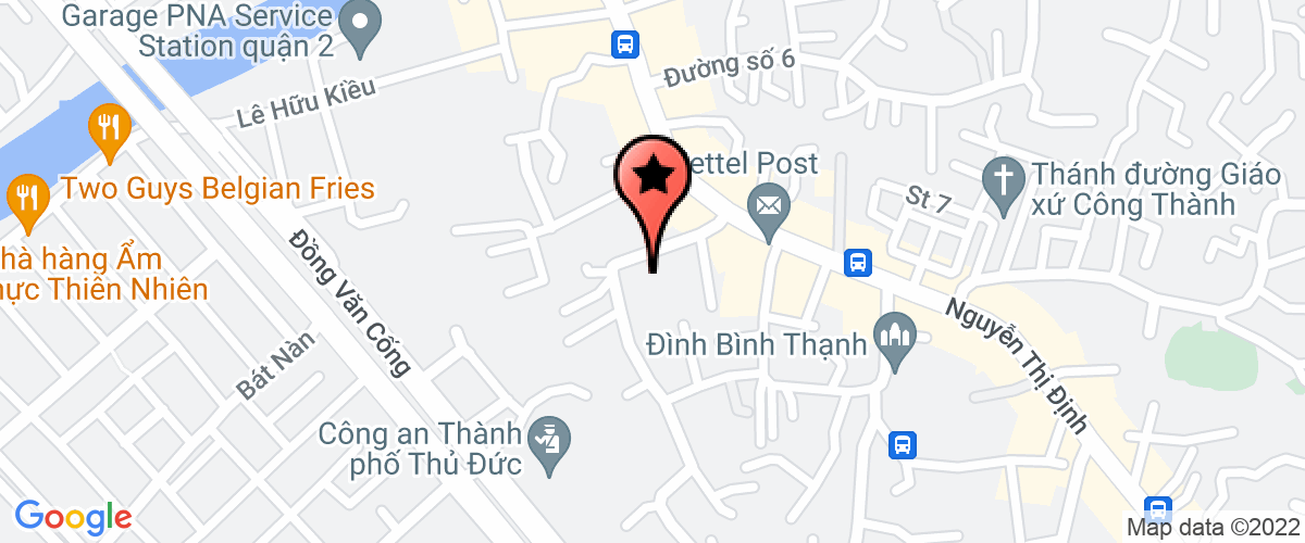 Bản đồ đến địa chỉ Công Ty TNHH Thiết Kế In Ấn Quảng Cáo Sunprint