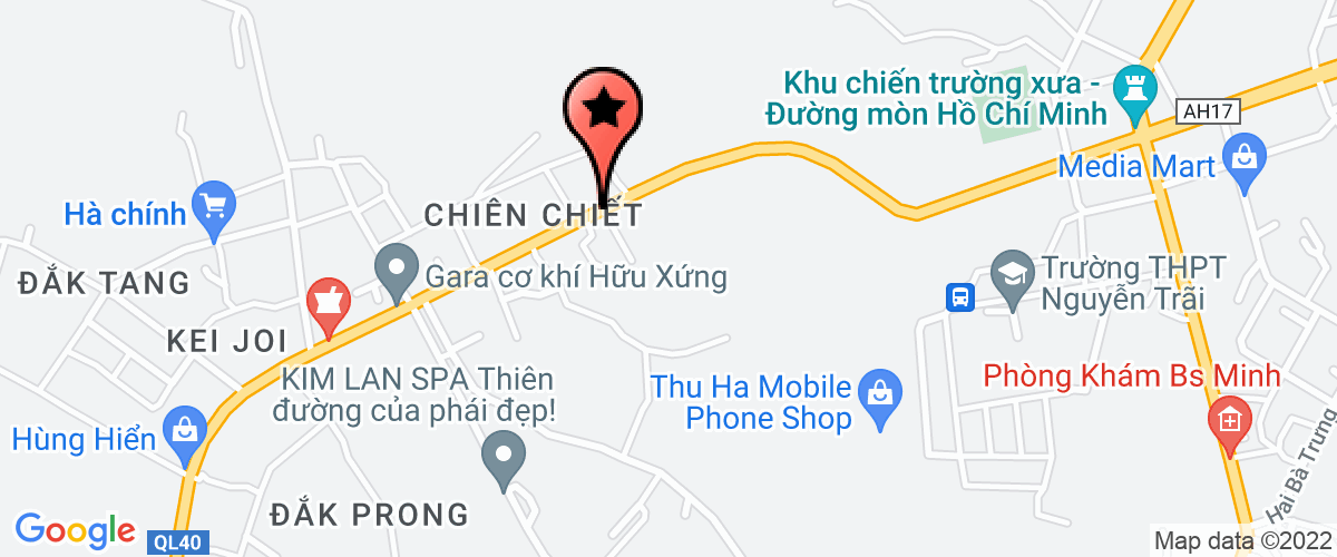 Bản đồ đến địa chỉ Công Ty TNHH Mtv Trần Đại Nghĩa Ngọc Hồi