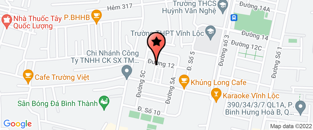 Bản đồ đến địa chỉ Công Ty TNHH Viễn Thái