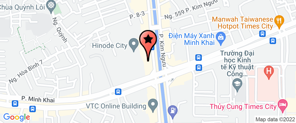 Bản đồ đến địa chỉ Chi Nhánh Miền Bắc Công Ty TNHH Một Thành Viên Tiếp Vận Gemadept