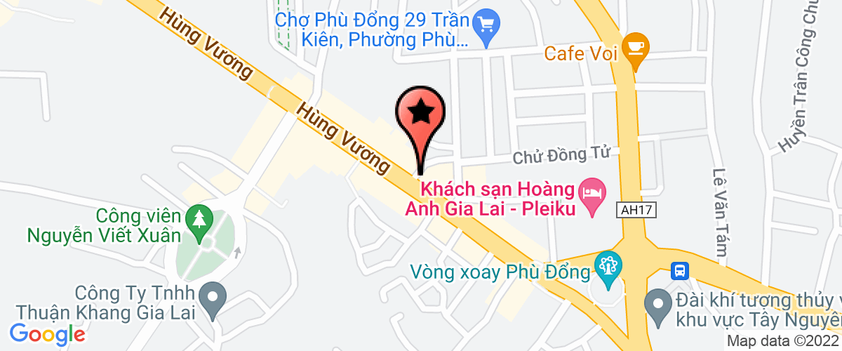 Bản đồ đến địa chỉ Công ty cổ phần sản xuất kinh doanh lâm sản gia lai