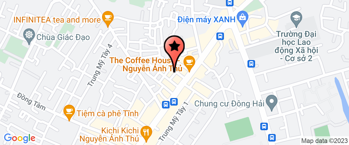 Bản đồ đến địa chỉ Văn Phòng Đại Diện Công Ty TNHH Xây Dựng Và Công Nghệ Mới Sbtv