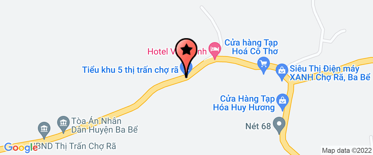 Bản đồ đến địa chỉ Uỷ ban mặt trận Tổ Quốc huyện Ba Bể
