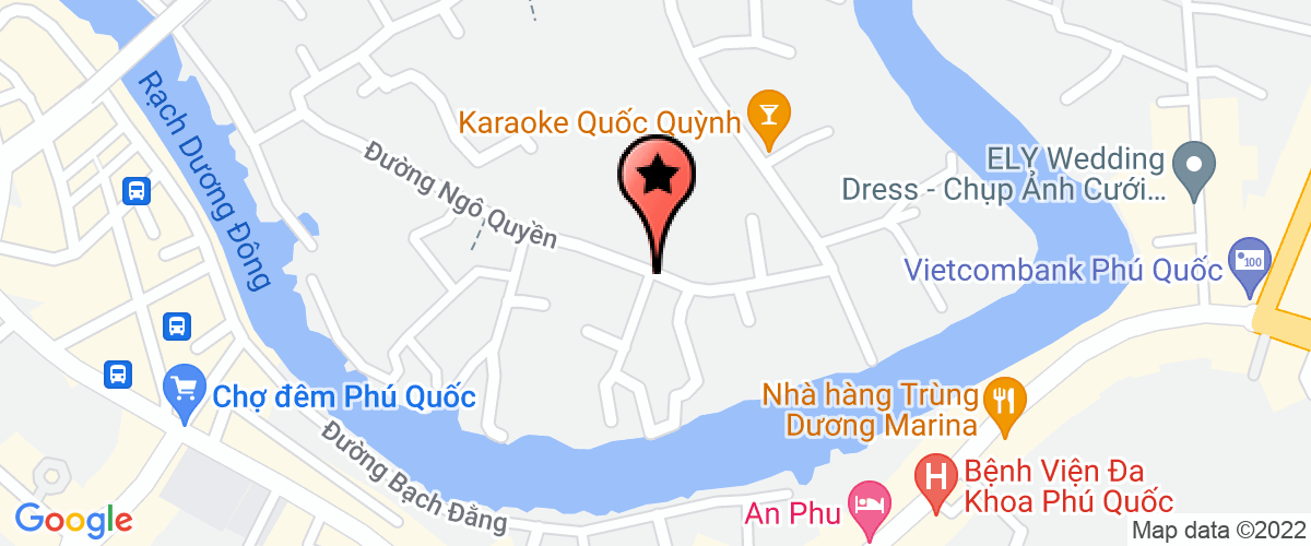 Bản đồ đến địa chỉ Công Ty Trách Nhiệm Hữu Hạn Một Thành Viên Hào Hứng Phú Quốc
