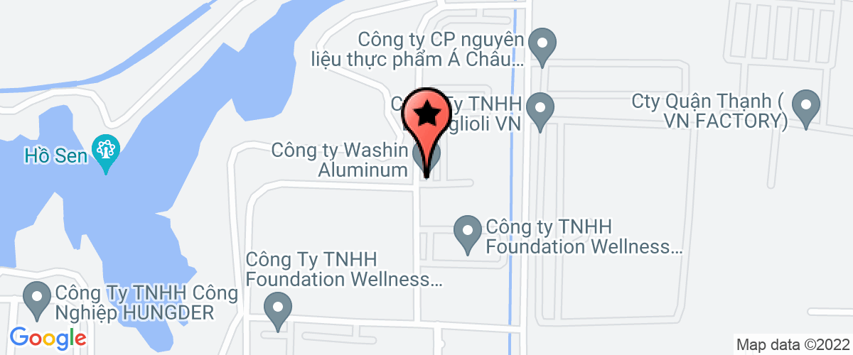 Bản đồ đến địa chỉ Công ty TNHH WASHIN ALUMINUM Việt Nam