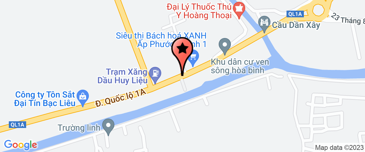 Bản đồ đến địa chỉ Chi Nhánh Công Ty Trách Nhiệm Hữu Hạn Tư Vấn Xây Dựng Bình Minh