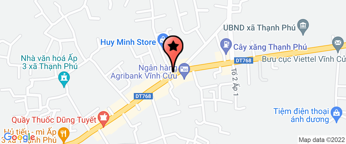 Bản đồ đến địa chỉ Doanh Nghiệp Tư Nhân Xăng Dầu Kim Cương Phát