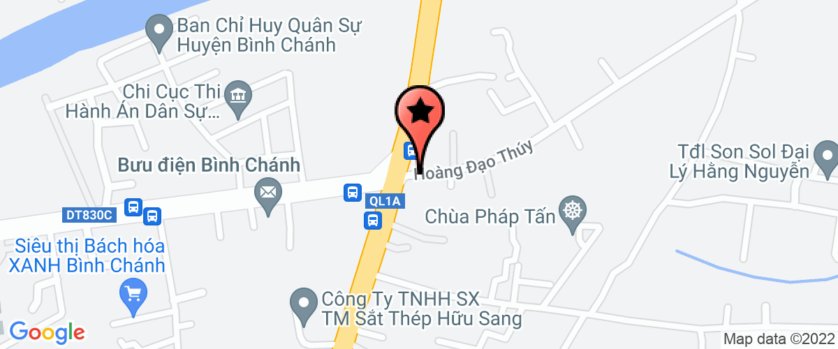 Bản đồ đến địa chỉ Công Ty TNHH Thương Mại Dịch Vụ Và Sữa Chữa Ô Tô Huỳnh Nam Khang