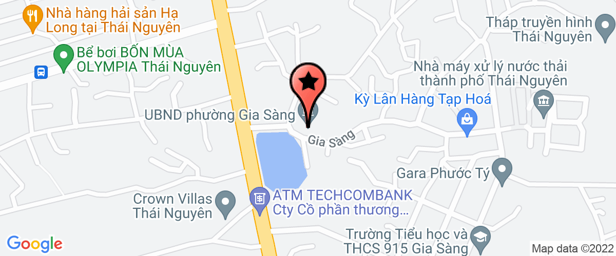 Bản đồ đến địa chỉ UBND phường Gia Sàng