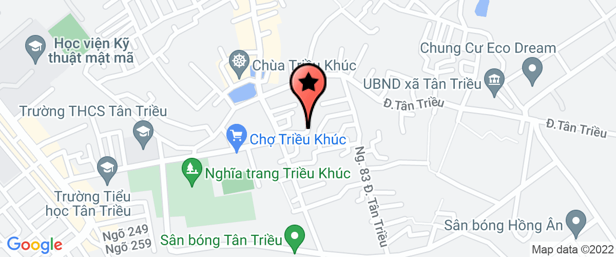 Bản đồ đến địa chỉ Công Ty Cổ Phần Công Nghệ Xây Dựng Và Thiết Bị Nội Thất Vsa