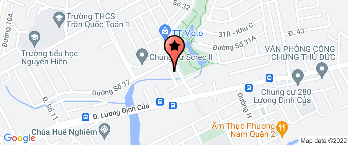 Bản đồ đến địa chỉ Công Ty TNHH Hoa Nắng Sài Gòn