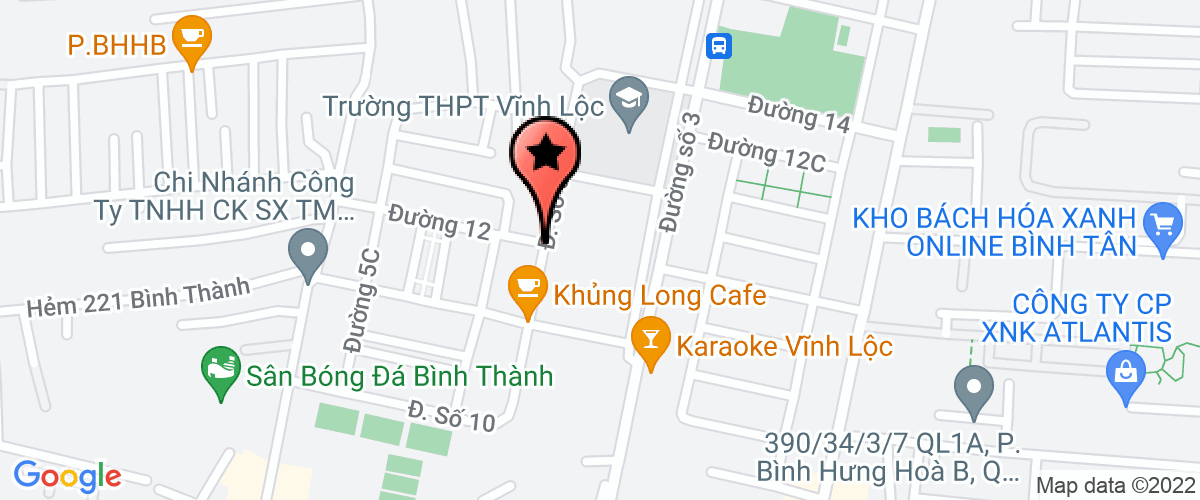 Bản đồ đến địa chỉ Công Ty TNHH Nước Uống Đóng Chai Hoàng Long