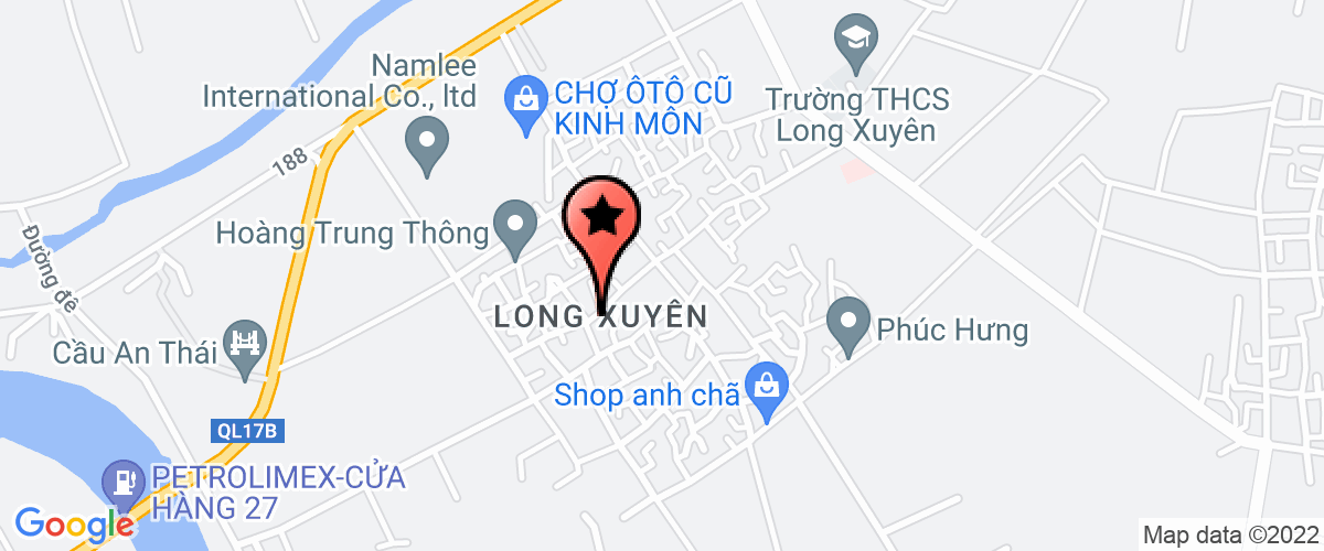 Bản đồ đến địa chỉ UBND xã Long Xuyên