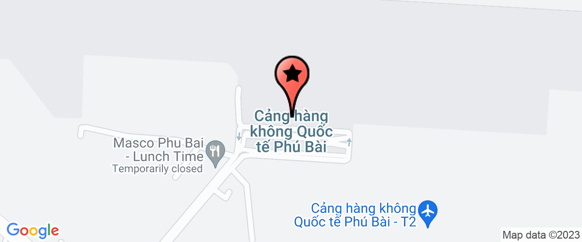Bản đồ đến địa chỉ Cảng Hàng Không Quốc Tế Phú Bài - Tổng Công Ty Cảng Hàng Không Việt Nam