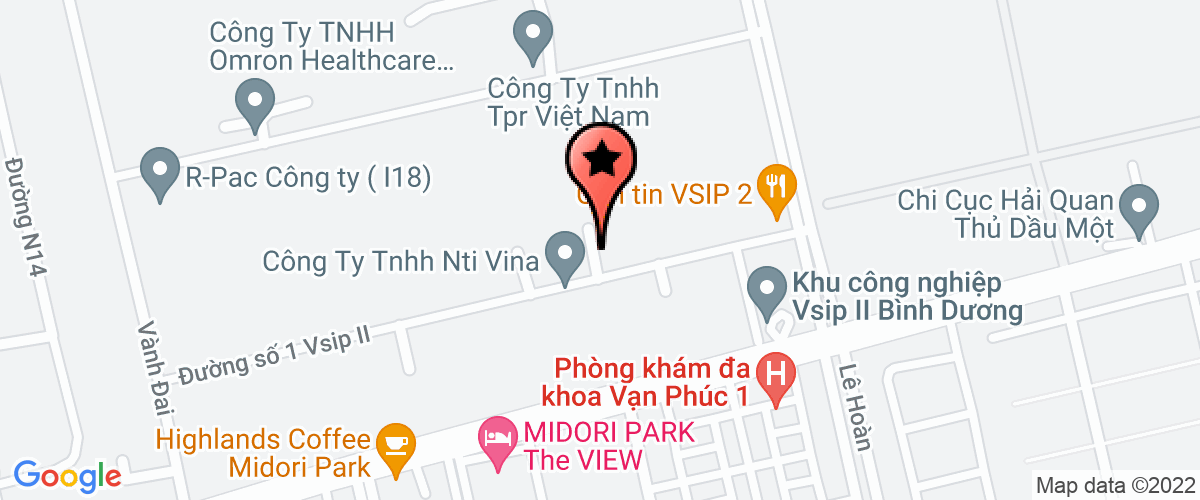 Bản đồ đến địa chỉ Công Ty TNHH Ka Hong (Vietnam)