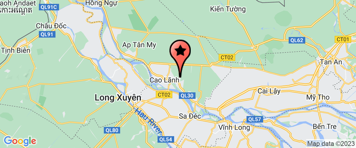 Bản đồ đến địa chỉ Công Ty Trách Nhiệm Hữu Hạn Một Thành Viên Quang Minh Cao Lãnh