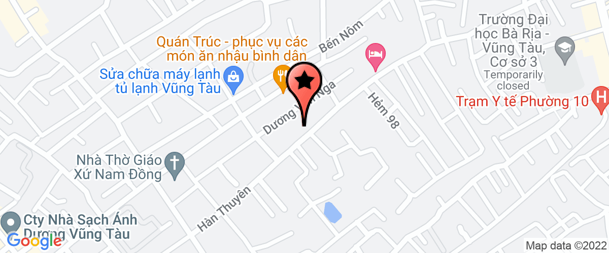 Bản đồ đến địa chỉ Công Ty TNHH Trường Huy Vũng Tàu