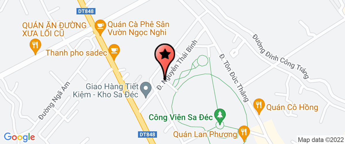 Bản đồ đến địa chỉ Công Ty Trách Nhiệm Hữu Hạn Một Thành Viên Gạo Ngon Sa Đéc