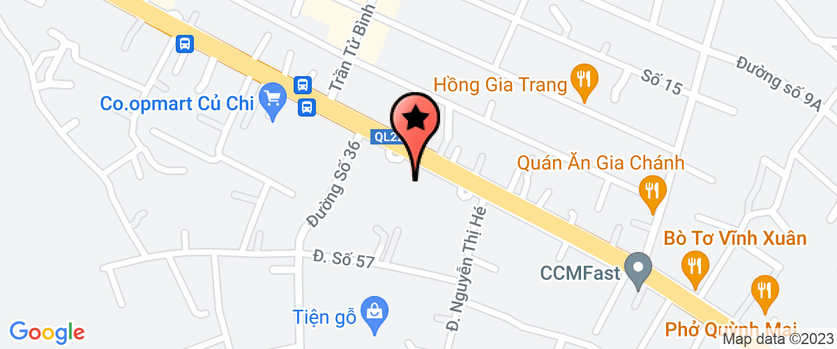Bản đồ đến địa chỉ Công Ty TNHH Một Thành Viên Xây Dựng Thương Mại Dịch Vụ An Lộc Phát