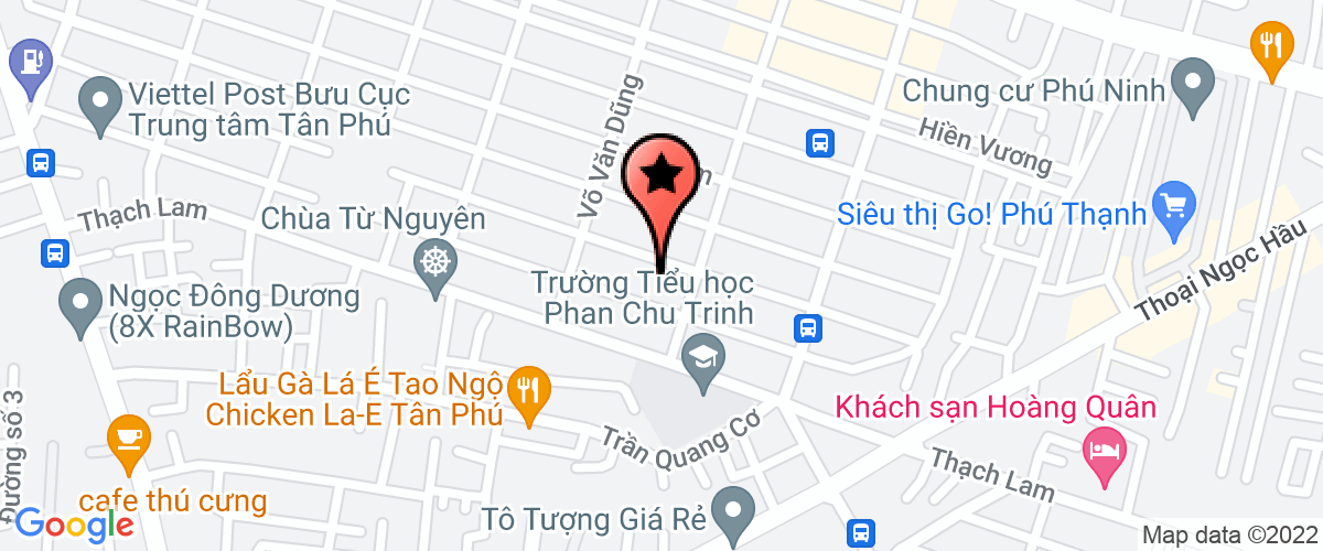 Bản đồ đến địa chỉ Công Ty TNHH Thương Mại Dịch Vụ Xây Dựng Công Bình 307
