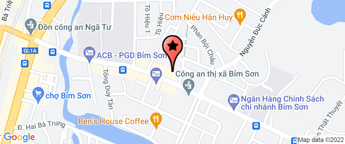 Bản đồ đến địa chỉ Công Ty TNHH Trung Hoa