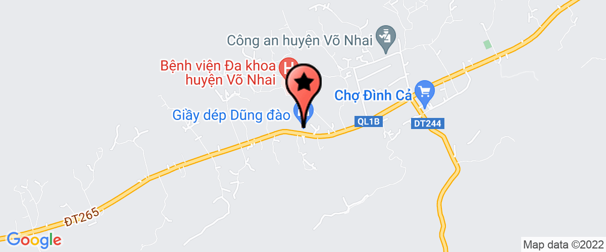 Bản đồ đến địa chỉ Bưu điện huyện Võ Nhai - Bưu điện tỉnh Thái Nguyên